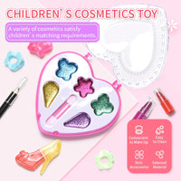 HKM-108563 Children's Non-Toxic Simulation Makeup Set for Girls Ages 3+ - Fun Cosmetic Play Box