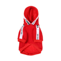 HKM-108563 Cozy Cotton Sweater for Small and Medium-Sized Dogs in Black and Red