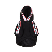 HKM-108563 Cozy Cotton Sweater for Small and Medium-Sized Dogs in Black and Red