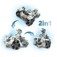 HKM-108883 Remote Control Dinosaur Deformation Stunt Car for Kids, Interactive RC Toy, Ages 5 and Up