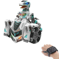 HKM-108883 Remote Control Dinosaur Deformation Stunt Car for Kids, Interactive RC Toy, Ages 5 and Up