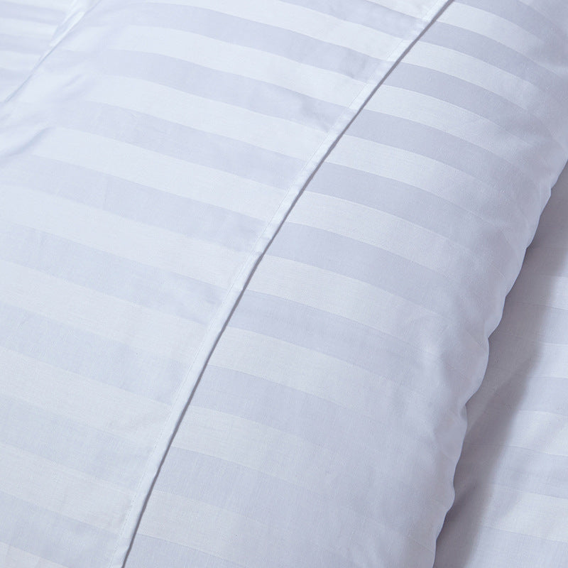 HKM-109139 Cotton Hotel Quilt Cover Set for Bed and Breakfast Comfort