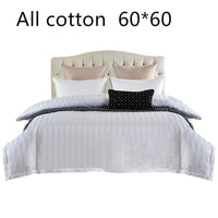 HKM-109139 Cotton Hotel Quilt Cover Set for Bed and Breakfast Comfort