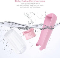 HKM-109139 Portable Dog Water Bottle for All Dog Sizes – Leak-Proof Dispenser with Foldable Design and Easy One-Touch Control