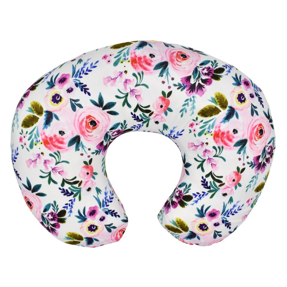 HKM-109139 U-Shape Multifunctional Baby Feeding Pillowcase in Soft Blended Fabric