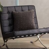 HKM-109267 Solid Color Velvet Pillow Cover 45x45cm in Retro Coffee, Citrus Orange, Ancient Brown, Gray, Asparagus White, Dark Green