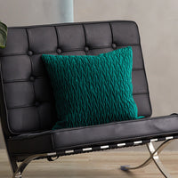 HKM-109267 Solid Color Velvet Pillow Cover 45x45cm in Retro Coffee, Citrus Orange, Ancient Brown, Gray, Asparagus White, Dark Green