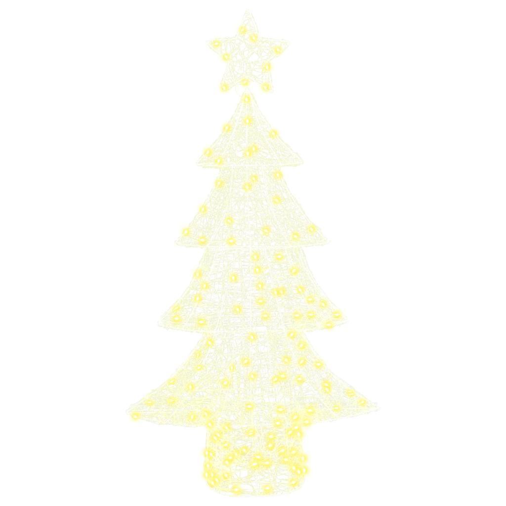 HKM-109267 Warm White LED Acrylic Christmas Tree Decoration with 160 LEDs - 150 cm