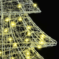 HKM-109267 Warm White LED Acrylic Christmas Tree Decoration with 160 LEDs - 150 cm