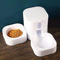 HKM-109331 Automatic Pet Feeder with Removable and Washable Bowls - Multiple Colors Available