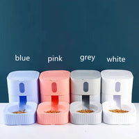 HKM-109331 Automatic Pet Feeder with Removable and Washable Bowls - Multiple Colors Available