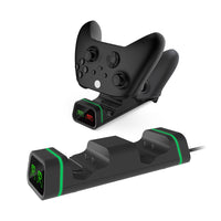 HKM-109331 Dual Battery Charging Kit for Xbox Series X/S Controllers with USB Interface and Overvoltage Protection