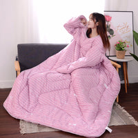 HKM-109459 Detachable Thickened Chemical Fiber Quilt Sleeping Bag, 120x160CM for Spring and Autumn