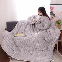 HKM-109459 Detachable Thickened Chemical Fiber Quilt Sleeping Bag, 120x160CM for Spring and Autumn