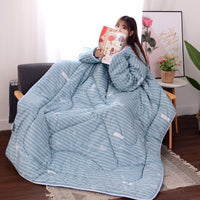 HKM-109459 Detachable Thickened Chemical Fiber Quilt Sleeping Bag, 120x160CM for Spring and Autumn