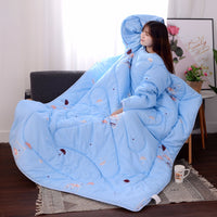 HKM-109459 Detachable Thickened Chemical Fiber Quilt Sleeping Bag, 120x160CM for Spring and Autumn