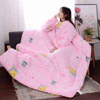 HKM-109459 Detachable Thickened Chemical Fiber Quilt Sleeping Bag, 120x160CM for Spring and Autumn