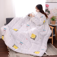 HKM-109459 Detachable Thickened Chemical Fiber Quilt Sleeping Bag, 120x160CM for Spring and Autumn