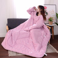 HKM-109459 Detachable Thickened Chemical Fiber Quilt Sleeping Bag, 120x160CM for Spring and Autumn