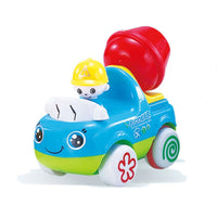 HKM-109715 Mini Friction Inertia Construction Toy Trucks Set - 6 Pcs for Kids Ages 3+