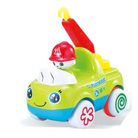 HKM-109715 Mini Friction Inertia Construction Toy Trucks Set - 6 Pcs for Kids Ages 3+