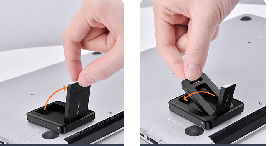 HKM-109715 Portable Foldable Notebook Stand with Heat Dissipation and Ergonomic Design