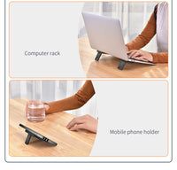 HKM-109715 Portable Foldable Notebook Stand with Heat Dissipation and Ergonomic Design