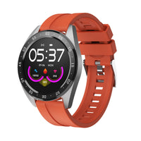 HKM-109971 Smart Watch with Heart Rate, Blood Pressure, and Blood Oxygen Monitoring – 1.3-Inch IPS Color Screen, Step Counting, Sleep Analysis, and Health Tracking, Silicone Wristband