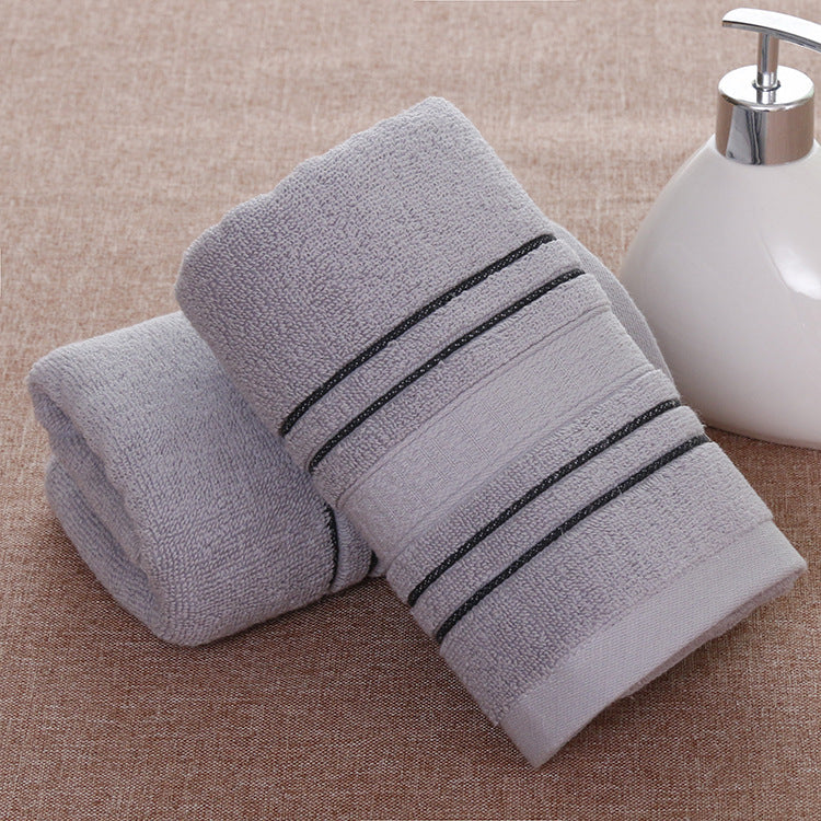 HKM-110035 Absorbent Cotton Towel - 32 Strand Double Silk, Size 37x75cm