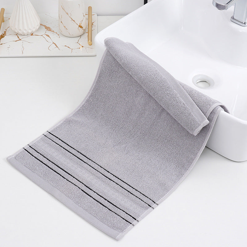 HKM-110035 Absorbent Cotton Towel - 32 Strand Double Silk, Size 37x75cm