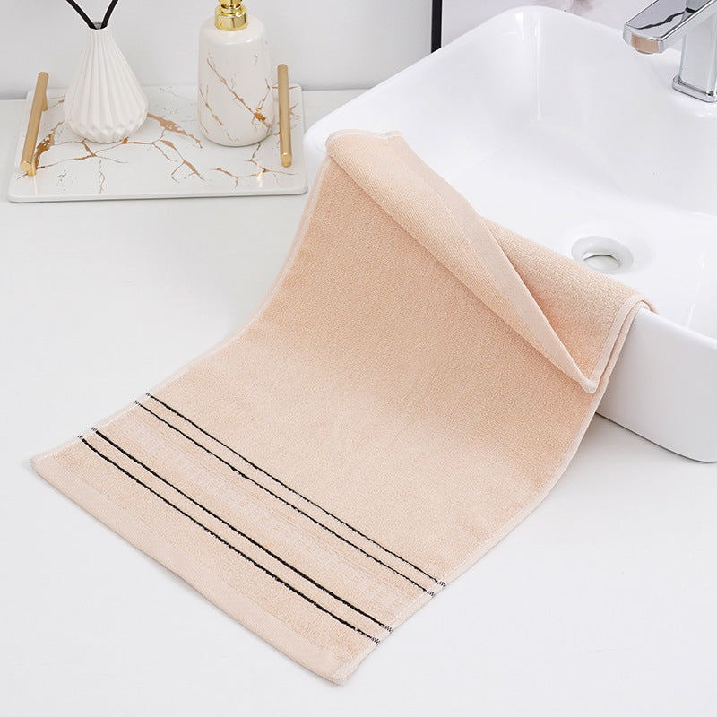 HKM-110035 Absorbent Cotton Towel - 32 Strand Double Silk, Size 37x75cm