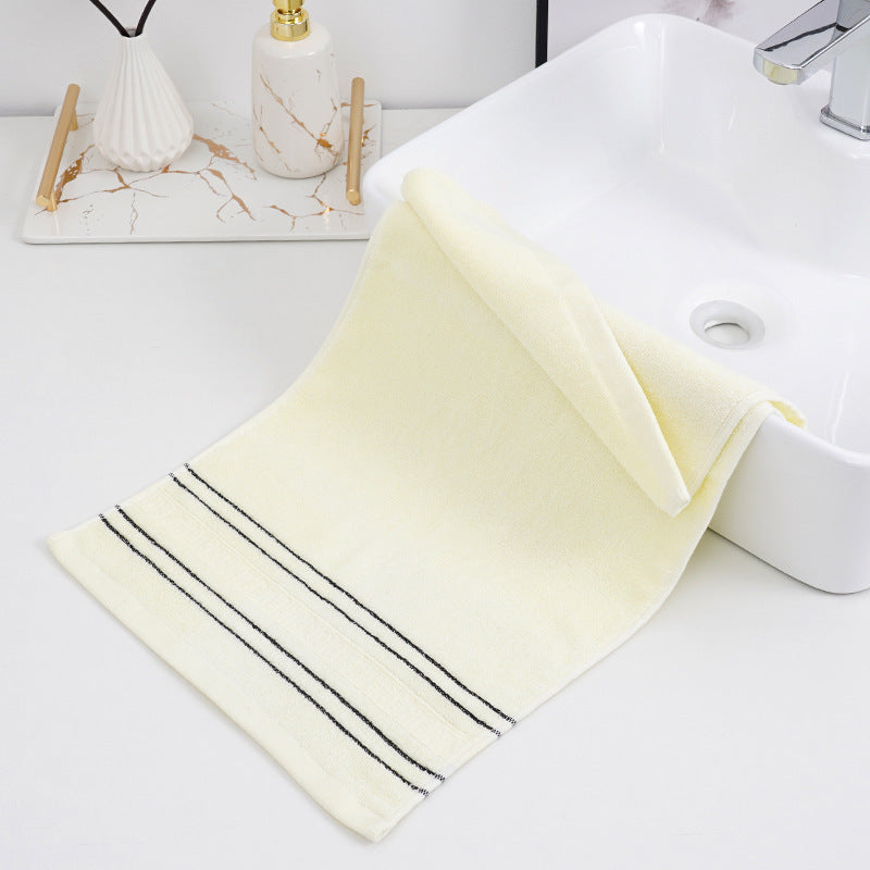 HKM-110035 Absorbent Cotton Towel - 32 Strand Double Silk, Size 37x75cm