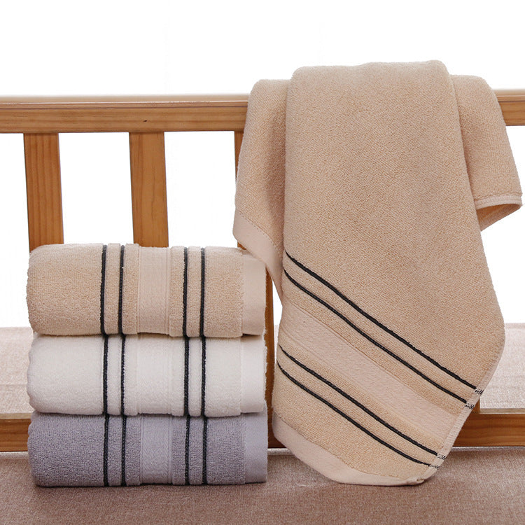 HKM-110035 Absorbent Cotton Towel - 32 Strand Double Silk, Size 37x75cm