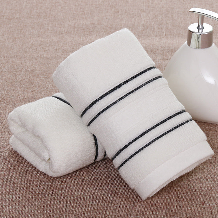 HKM-110035 Absorbent Cotton Towel - 32 Strand Double Silk, Size 37x75cm