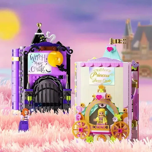 Educational Plastic Building Blocks for Modern Picture Frame Construction, 50-Piece Set, Suitable for Ages 2 and Up