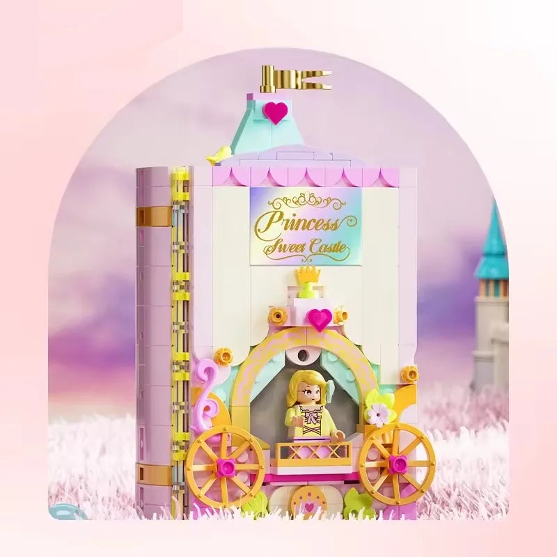 Educational Plastic Building Blocks for Modern Picture Frame Construction, 50-Piece Set, Suitable for Ages 2 and Up