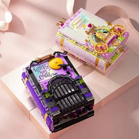 HKM-110099 Educational Plastic Building Blocks for Modern Picture Frame Construction, 50-Piece Set, Suitable for Ages 2 and Up