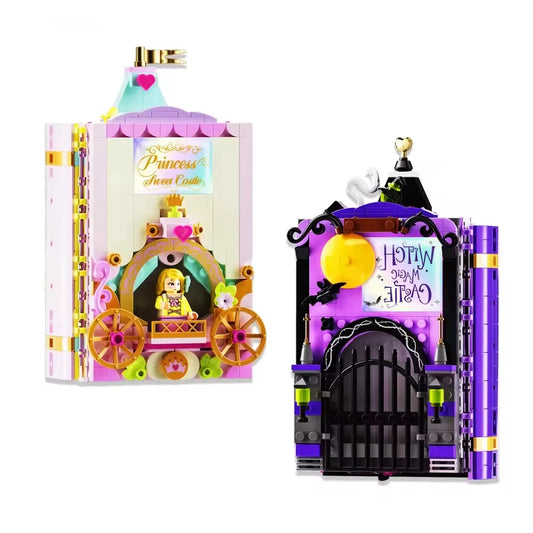 Educational Plastic Building Blocks for Modern Picture Frame Construction, 50-Piece Set, Suitable for Ages 2 and Up