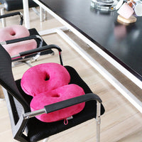 HKM-110291 Multifunctional Plush Hip Cushion with Memory Foam Filling - Modern Simple Design