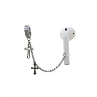 HKM-110355 Universal Anti-Lost Earphone Clips for AirPods - Non-Pierced Titanium Steel Earrings, Geometric Design