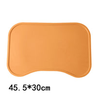 HKM-110419 Pet Silicone Placemats for Dogs and Cats - Waterproof and Easy to Clean, Available in Green, Pink, Yellow