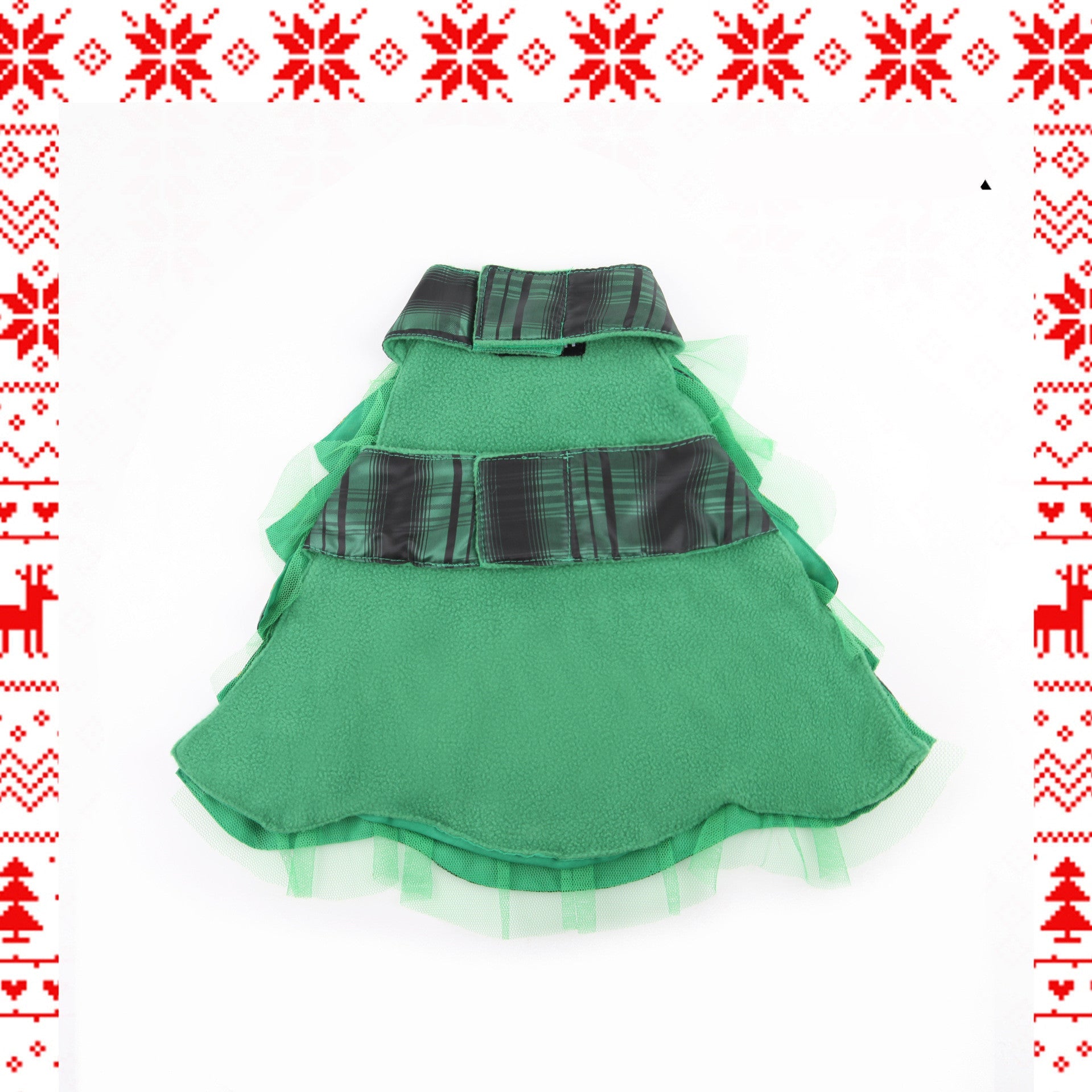 HKM-110483 Christmas-Themed Cape Pet Costume with Star Hat for Cats - Suitable for Pets 6-15 kg