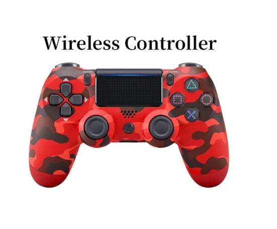 HKM-110483 Wireless Game Controller for PS4 - Ergonomic Design, Precise Control, Touchpad & Built-In Speakers, USB Charging