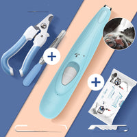 HKM-110547 Rechargeable Pet Paw Hair Trimmer with LED Light and Upgraded Cutter Head for Easy Grooming
