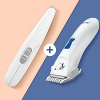 HKM-110547 Rechargeable Pet Paw Hair Trimmer with LED Light and Upgraded Cutter Head for Easy Grooming