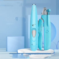 HKM-110547 Rechargeable Pet Paw Hair Trimmer with LED Light and Upgraded Cutter Head for Easy Grooming