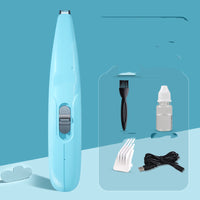 HKM-110547 Rechargeable Pet Paw Hair Trimmer with LED Light and Upgraded Cutter Head for Easy Grooming