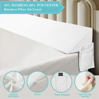 HKM-110611 Air Layer Fabric Gap Pillow with Diamond Pocket, 137x24.5x15cm