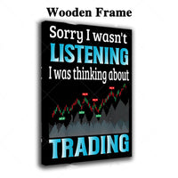 HKM-110611 Forex Inspirational Canvas Art Print with Pine Wood Frame