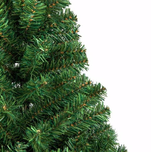 HKM-110739 5.5ft Green PVC Christmas Tree with 850 Branches and Metal Base